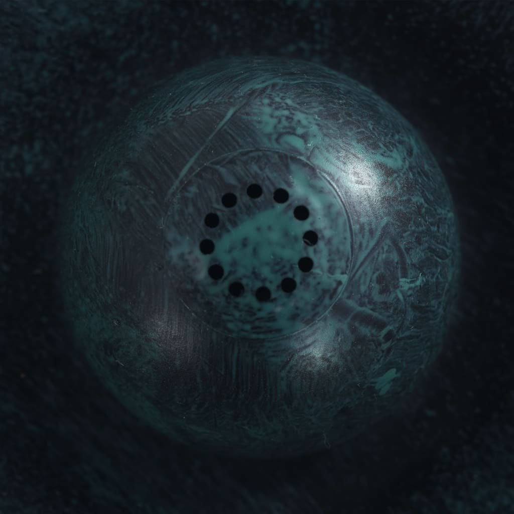 Emaga Basenik z fontanną dla ptaków, zielony, 50x91 cm, plastikowy